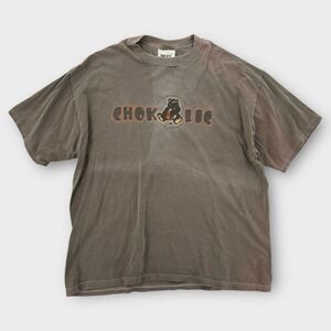 Vintage Pacific Creations Shirt Mens XL Brown Chok LLC Tee Faded Distressed Bear